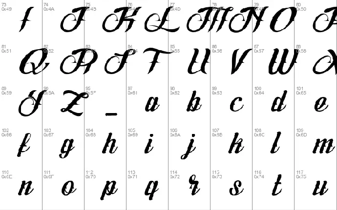 Logawa Script font