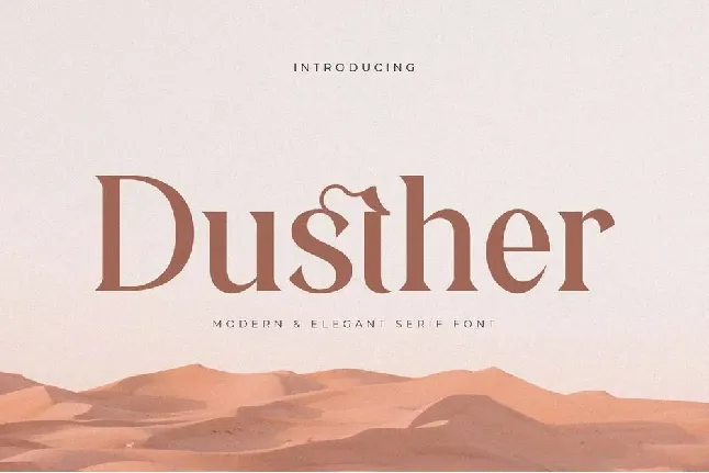 Dusther font