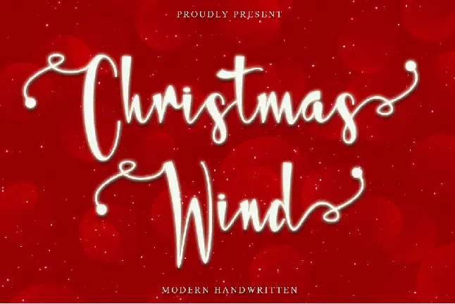 Christmas Wind-PERSONAL USE font