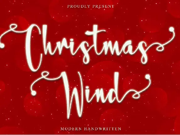 Christmas Wind-PERSONAL USE font