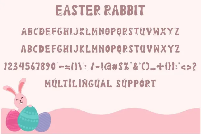 Easter Rabbits font