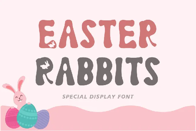 Easter Rabbits font