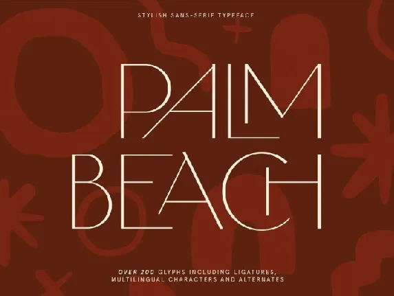 Palm Beach font