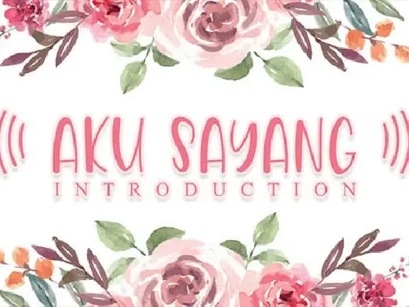 Aku Sayang font