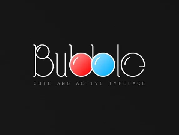 Bubble Typeface font