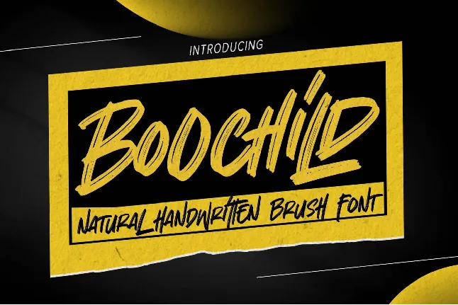 Boochild font