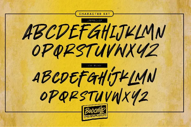 Boochild font