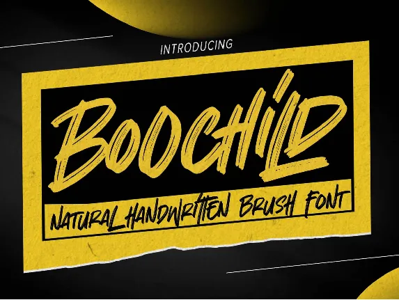 Boochild font