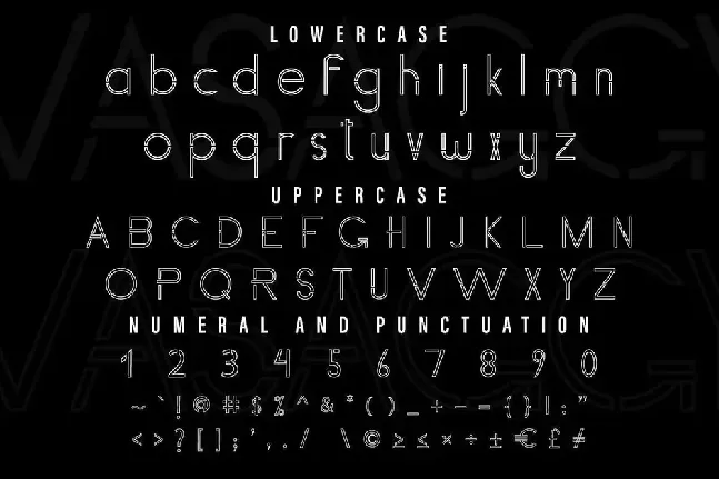 Vasaggy Demo font