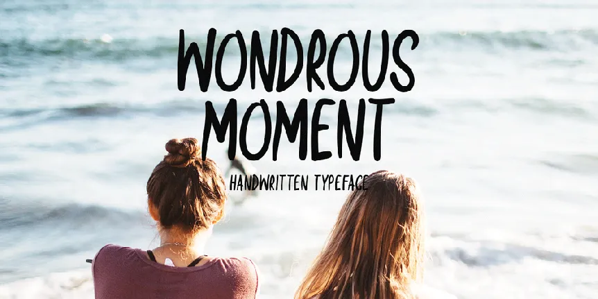 Wondrous Moment font