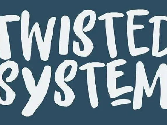 Twisted System font