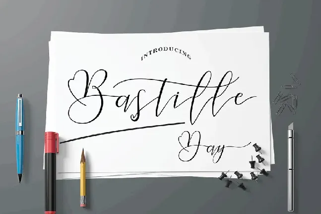 Bastille Day Script font