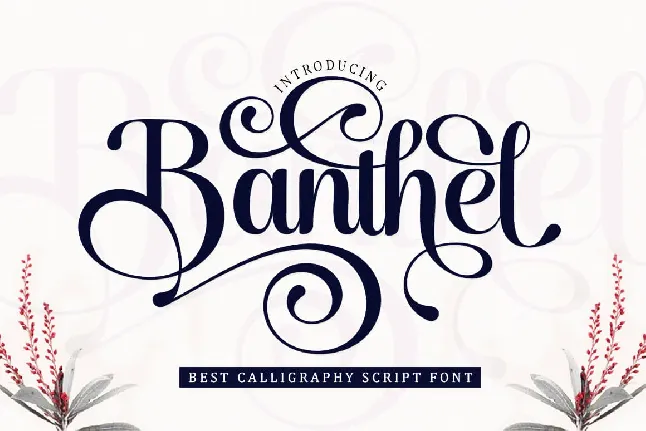 Banthel font