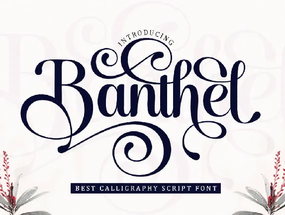 Banthel font