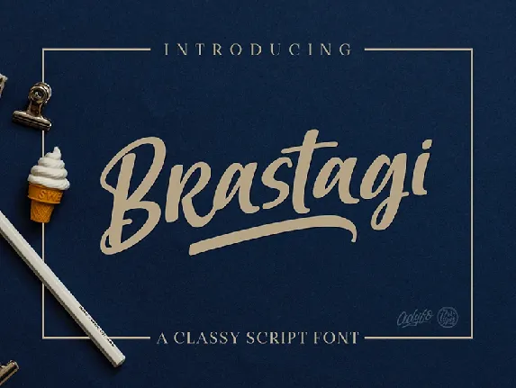 Brastagi font