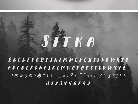 Sitka Brush Free font