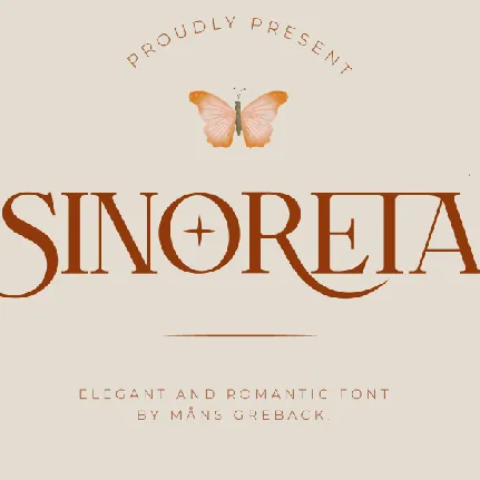 Sinoreta PERSONAL USE font