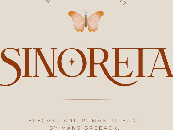 Sinoreta PERSONAL USE font