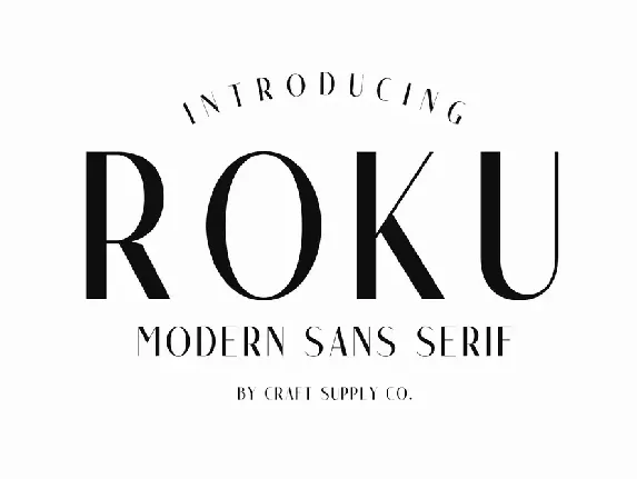 Roku font