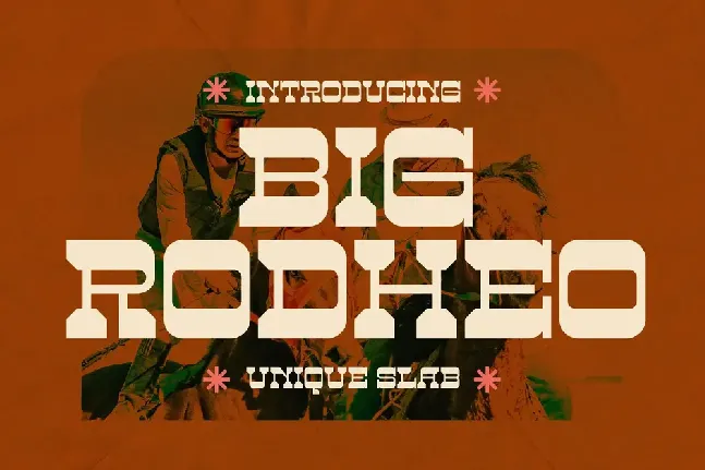 BIG RODHEO font