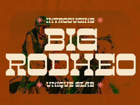 BIG RODHEO font