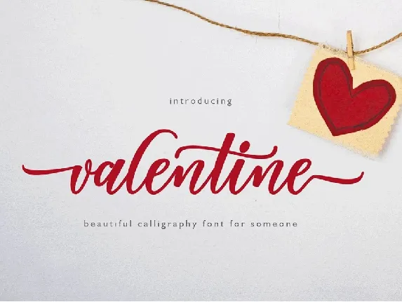 Valentine font