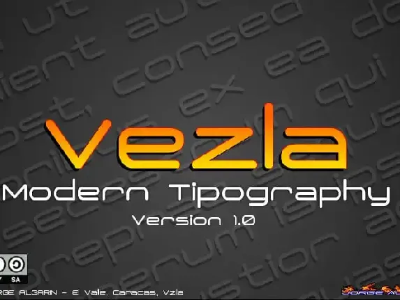 Vezla Sans Serif font