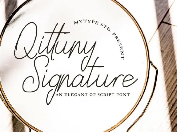 Qittuny Handwritten font