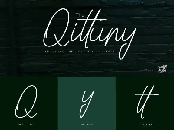 Qittuny Handwritten font