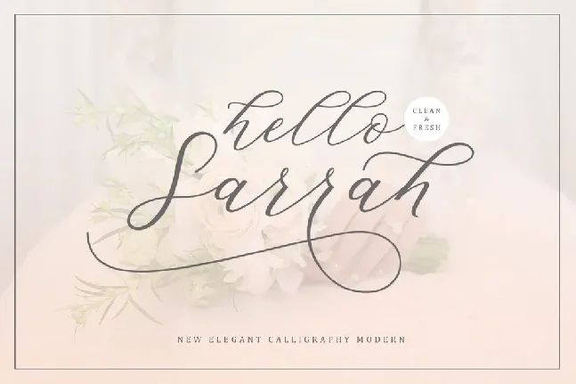 Hello Sarrah Script font