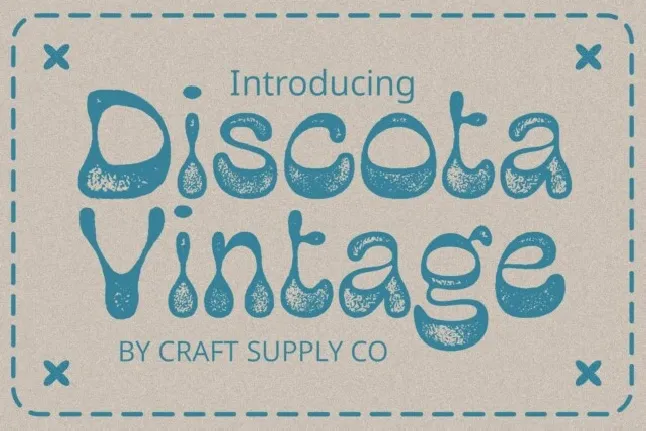 Discota Vintage font