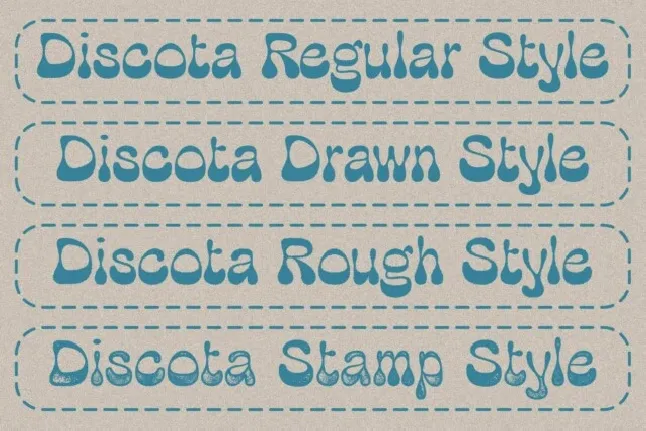 Discota Vintage font