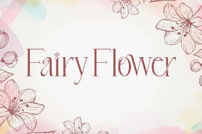 Fairy Flower Demo font