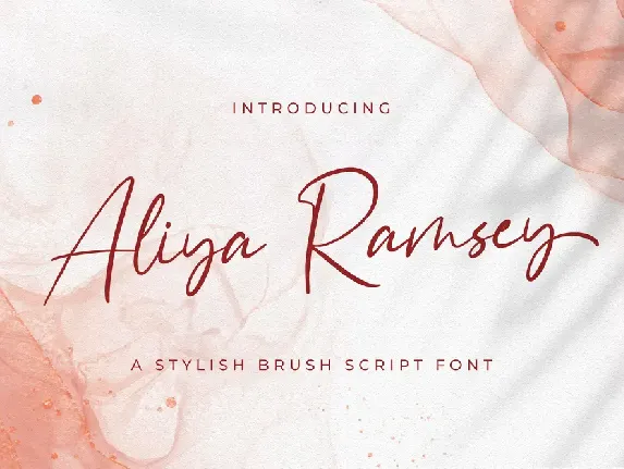 Aliya Ramsey font