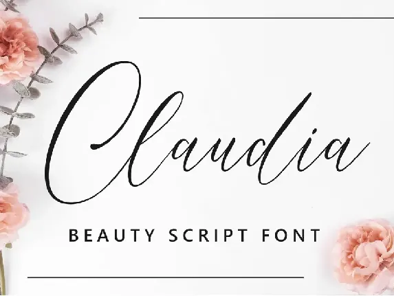 Claudia Script Font