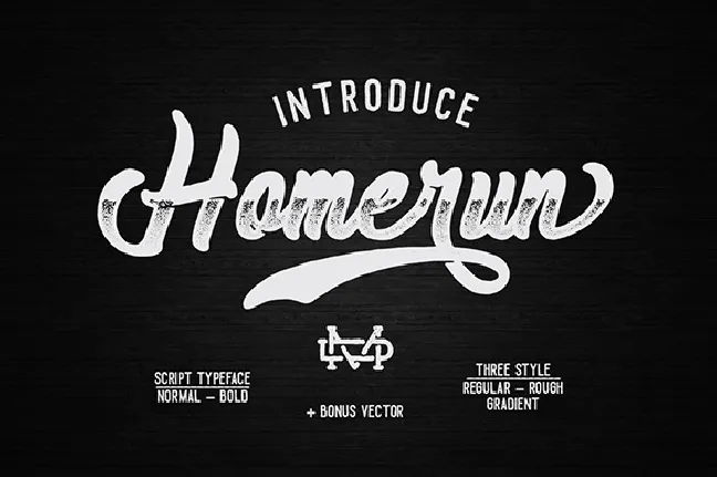 Homerun font