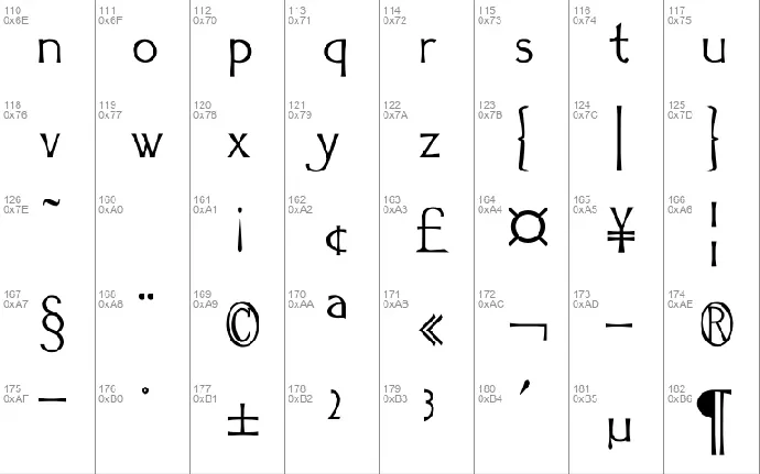 GADAQUALI font