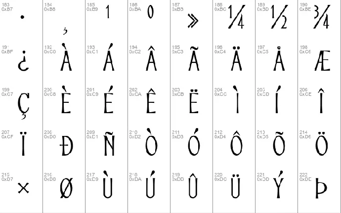 GADAQUALI font