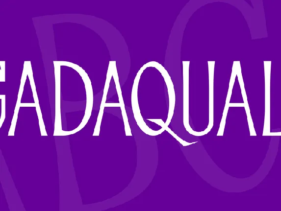 GADAQUALI font