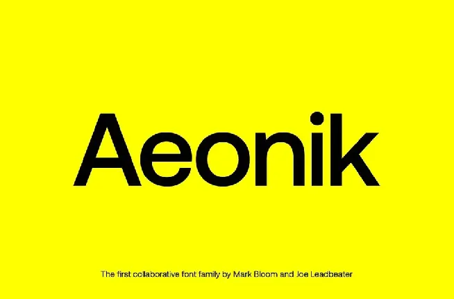 Aeonik font