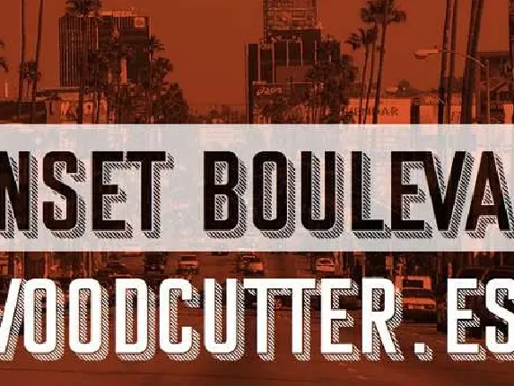 Sunset Boulevard font