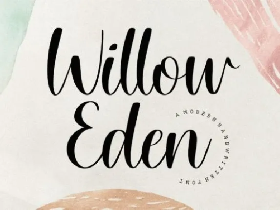 Willow Eden font