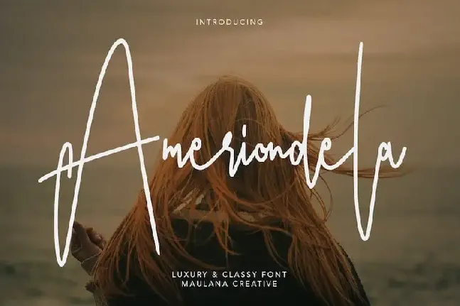 Ameriondela Handwritten font