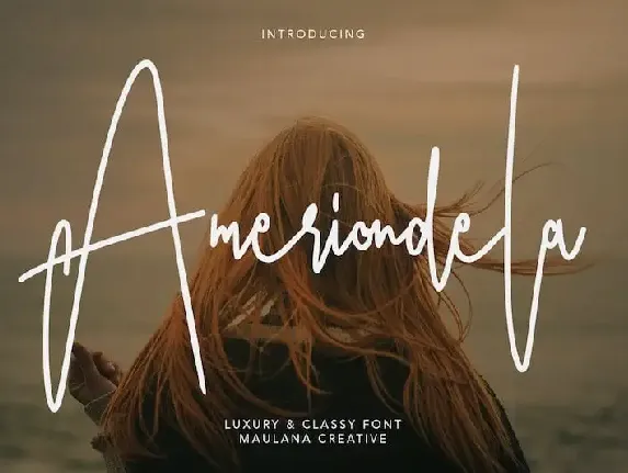 Ameriondela Handwritten font