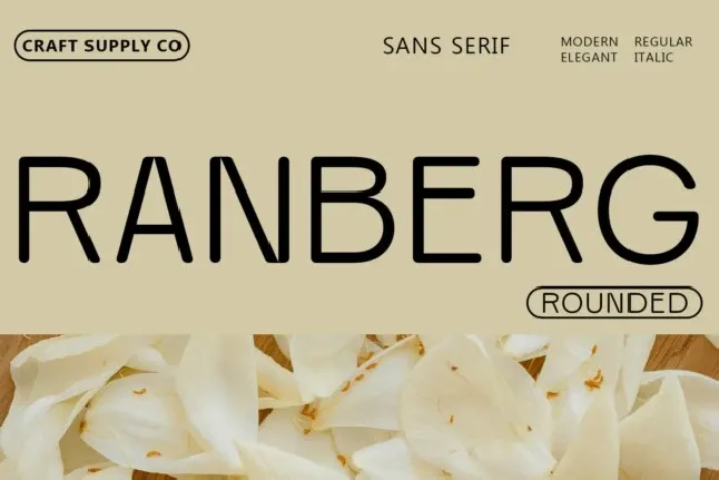 Ranberg Rounded font