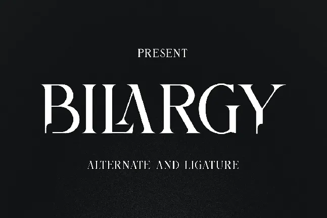 Bilargy font