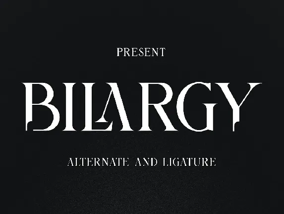 Bilargy font