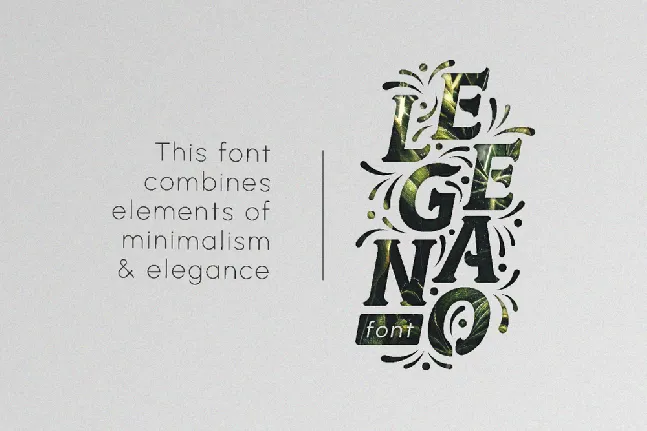 Elegano Display Typeface font