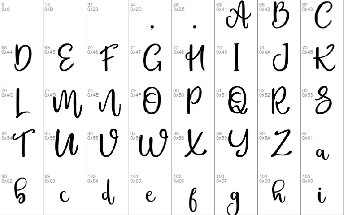 Christin font