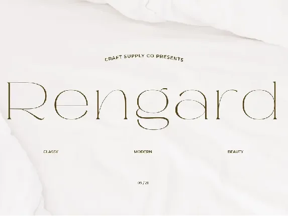 Rengard Free font